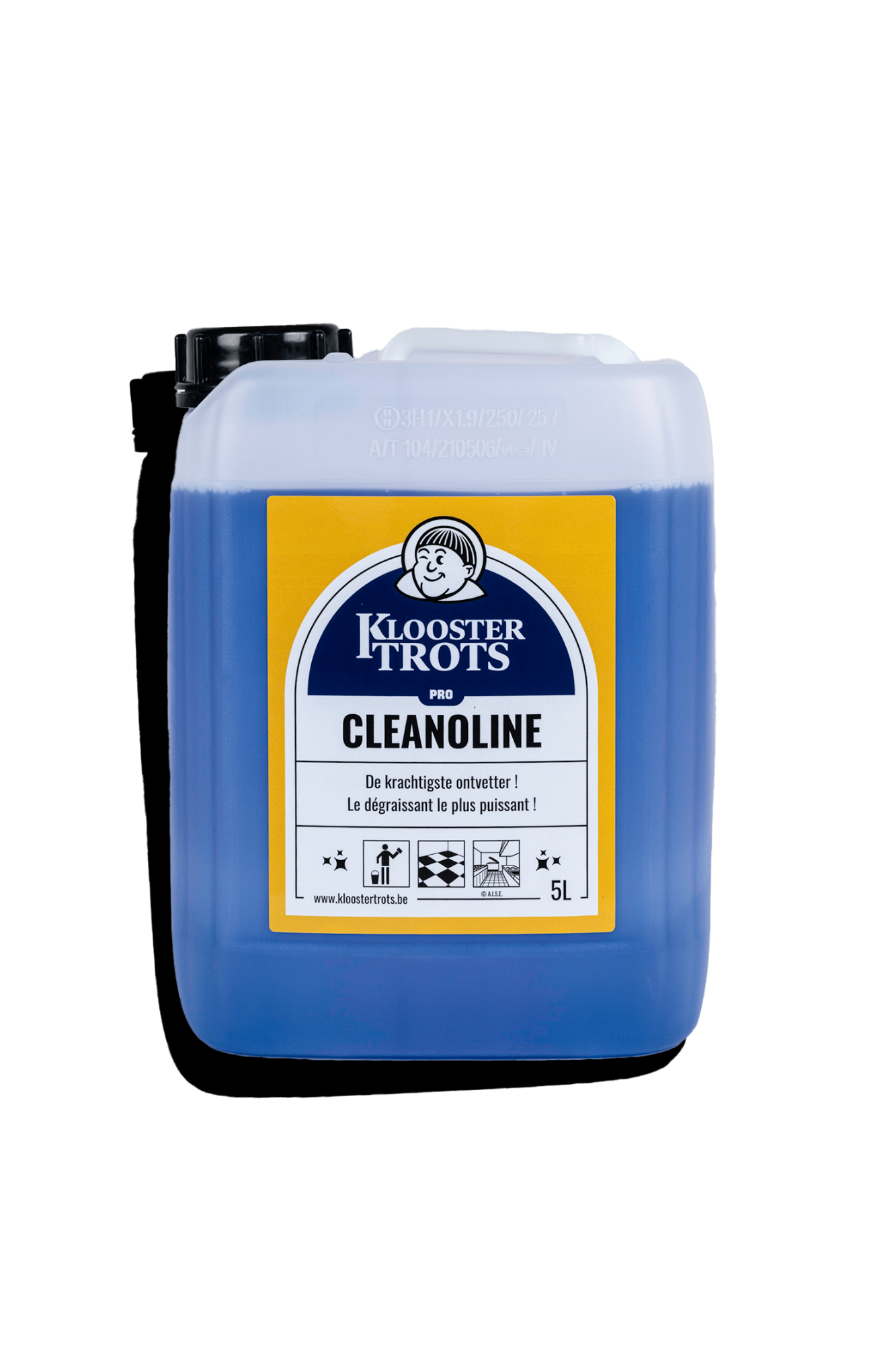 Kloostertrots Cleanoline krachtige ontvetter in bidon van 5 liter