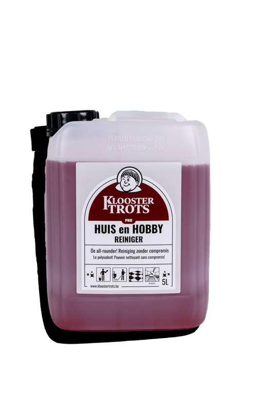 Kloostertrots Pro Huis en Hobby reiniger voor reinigen zonder compromis