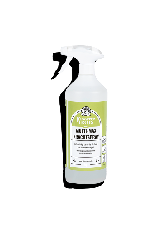 Kloostertrots krachtige spray in transparante fles van 1 liter