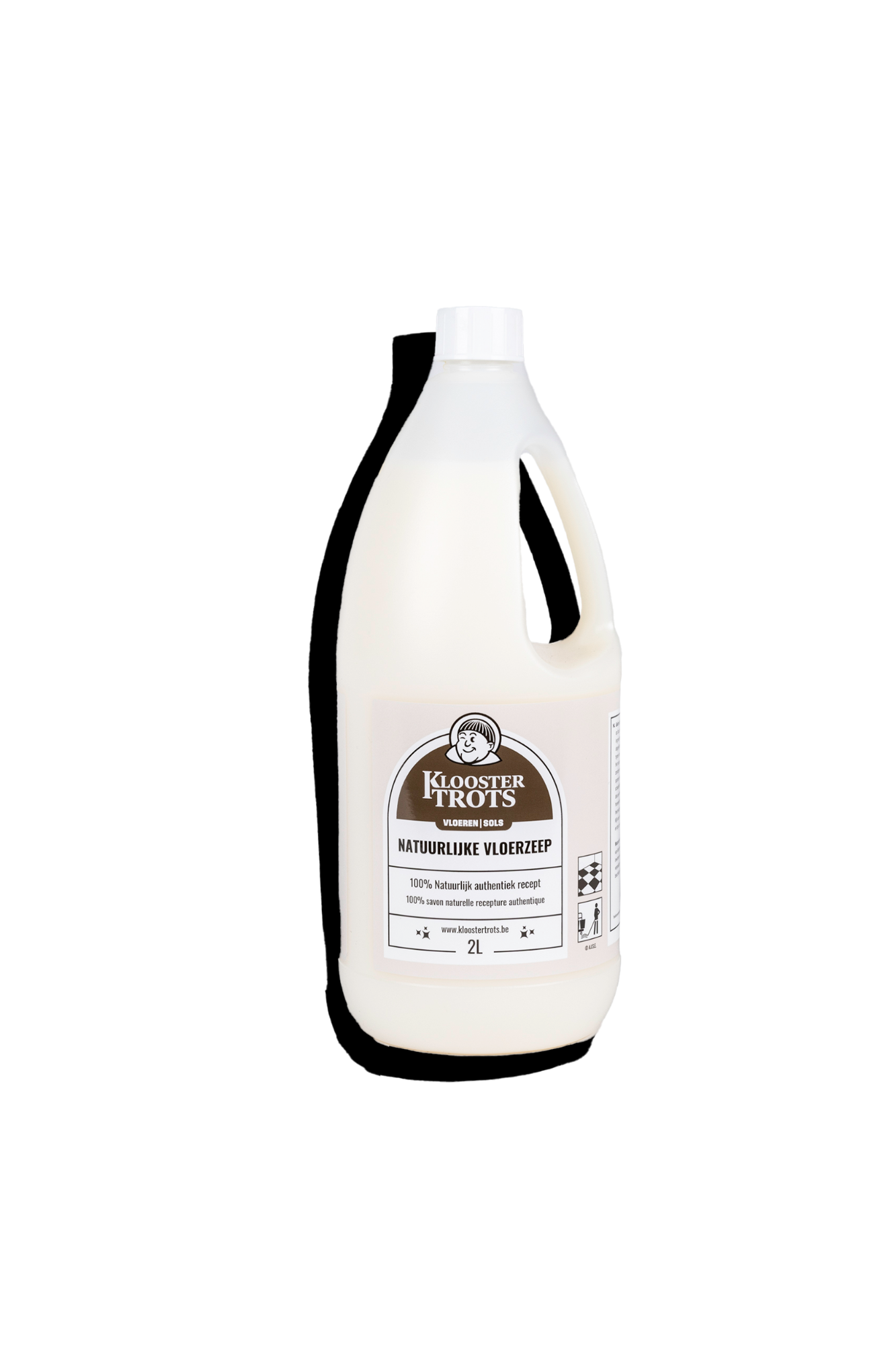 Kloostertrots natuurlijke vloerzeep in fles van 2 liter